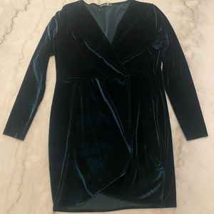 Velvet mini dress